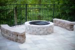 Lakefront Rendezvous Outdoor Fireplace